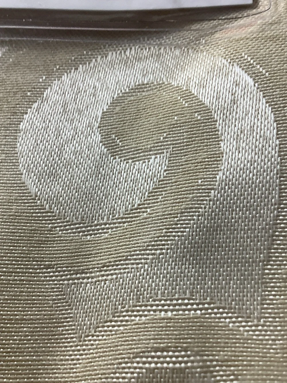 Target Ivory/Light Gold Jacquard Swirl Napkins